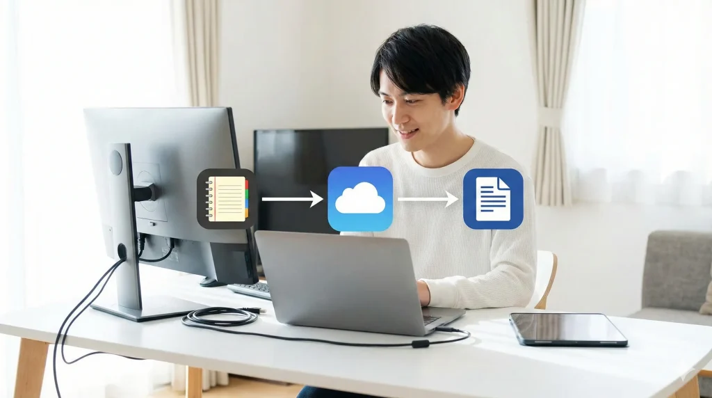 NotebookLMメモをエクスポートする全手法！外部連携で効率化