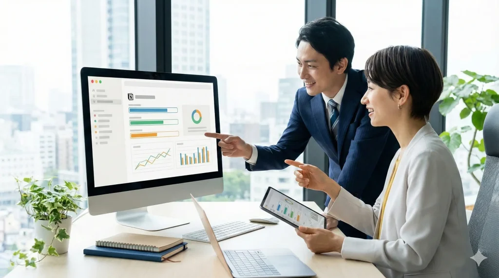 Notion進捗率をマスター！バーの出し方から自動計算まで解説