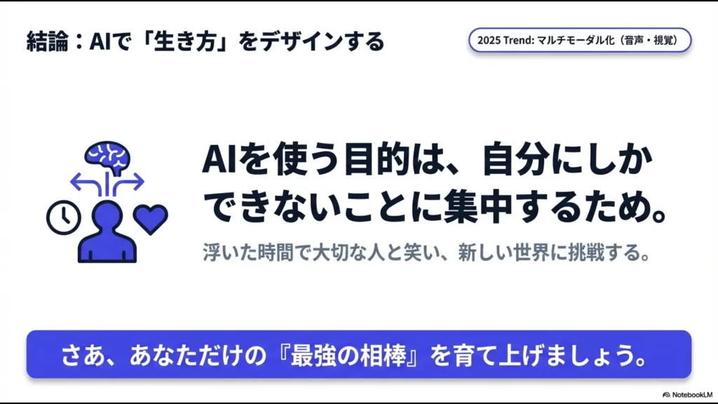 マルチモーダル化する2025年のトレンドと、自分にしかできないことに集中するためのAI活用哲学