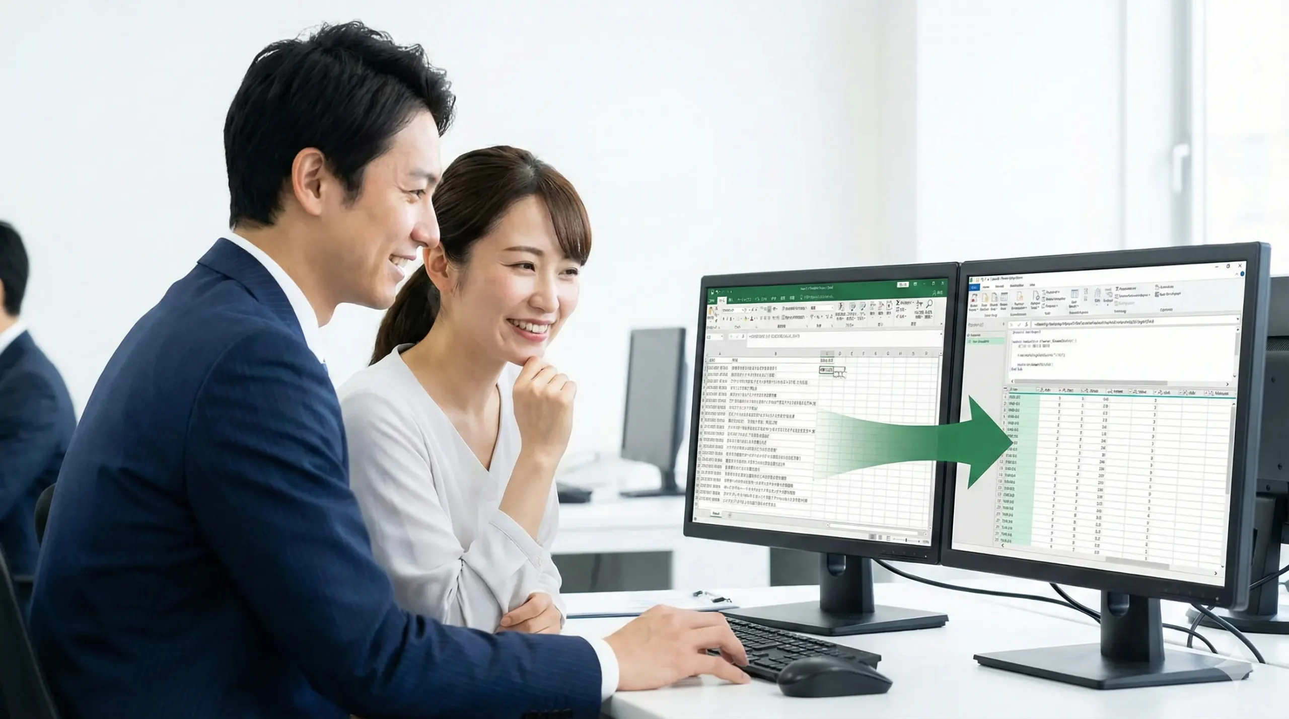 エクセル区切り位置自動化！関数・マクロ・パワークエリ全手法