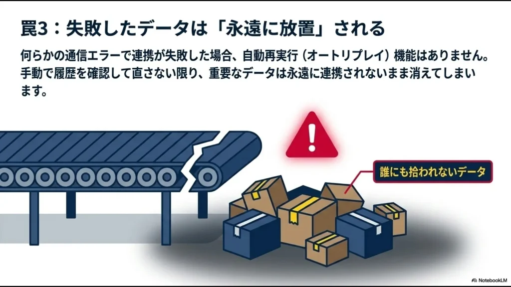 実行回数、データ変換、自動再実行、セキュリティの面から無料プランと実運用プランを比較した表