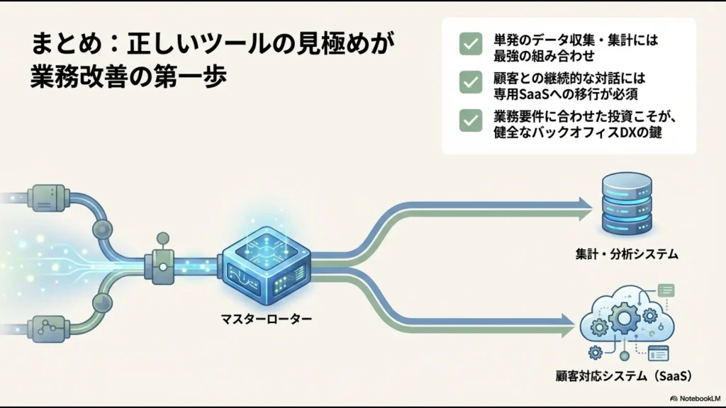 単発の集計と継続的な顧客対話でツールを使い分ける正しいデータパイプラインのまとめ