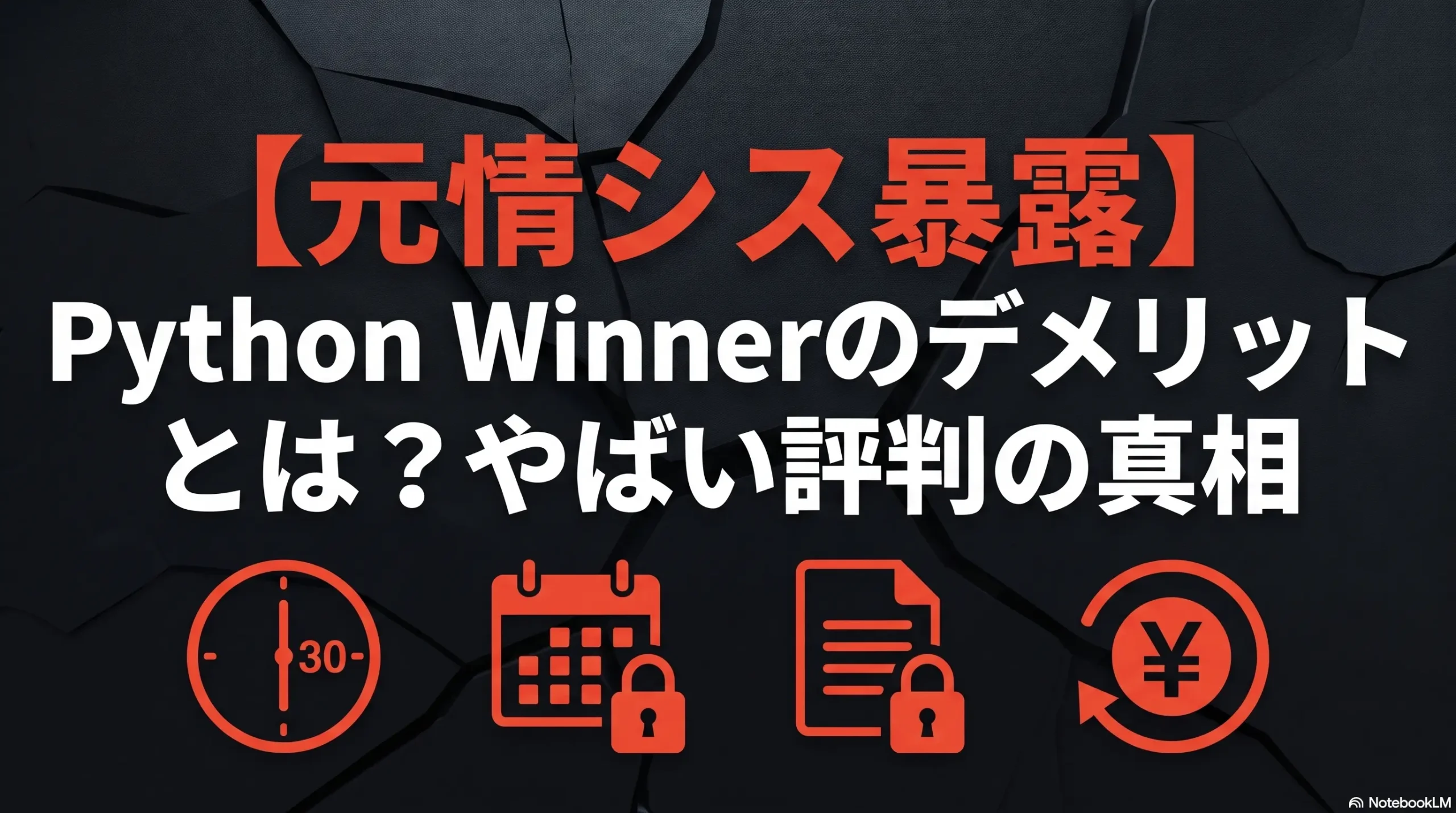 【元情シス暴露】Python-Winnerのデメリットとは？やばい評判の真相