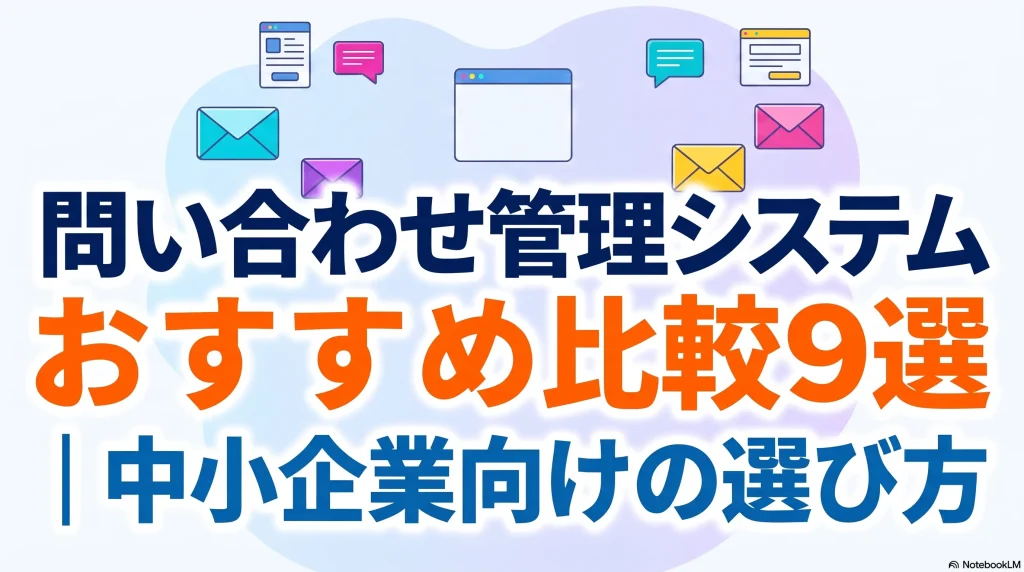 問い合わせ管理システム_おすすめ比較9選