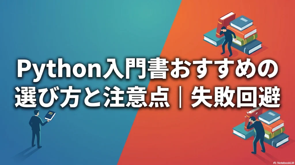 失敗しないPython入門書の選び方
